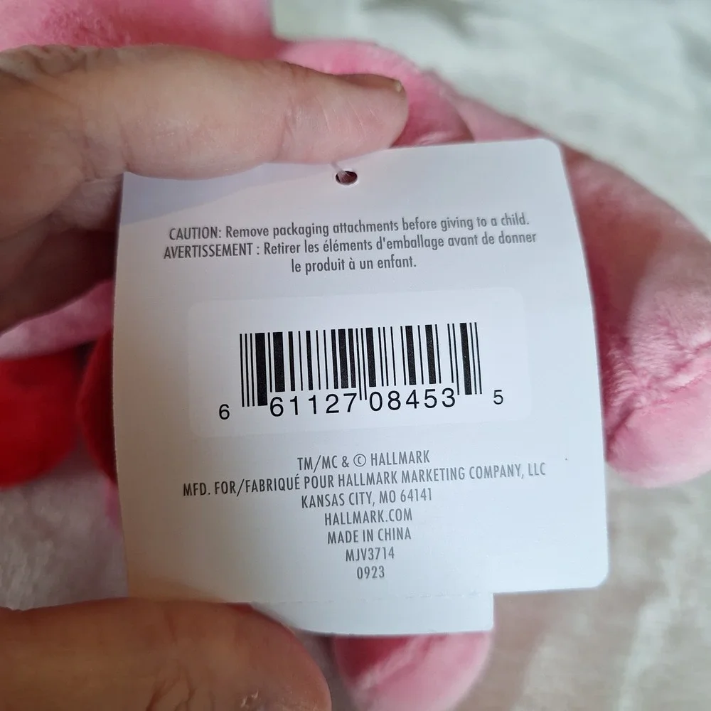 Hallmark Axolotl Valentine's Day Plush 8